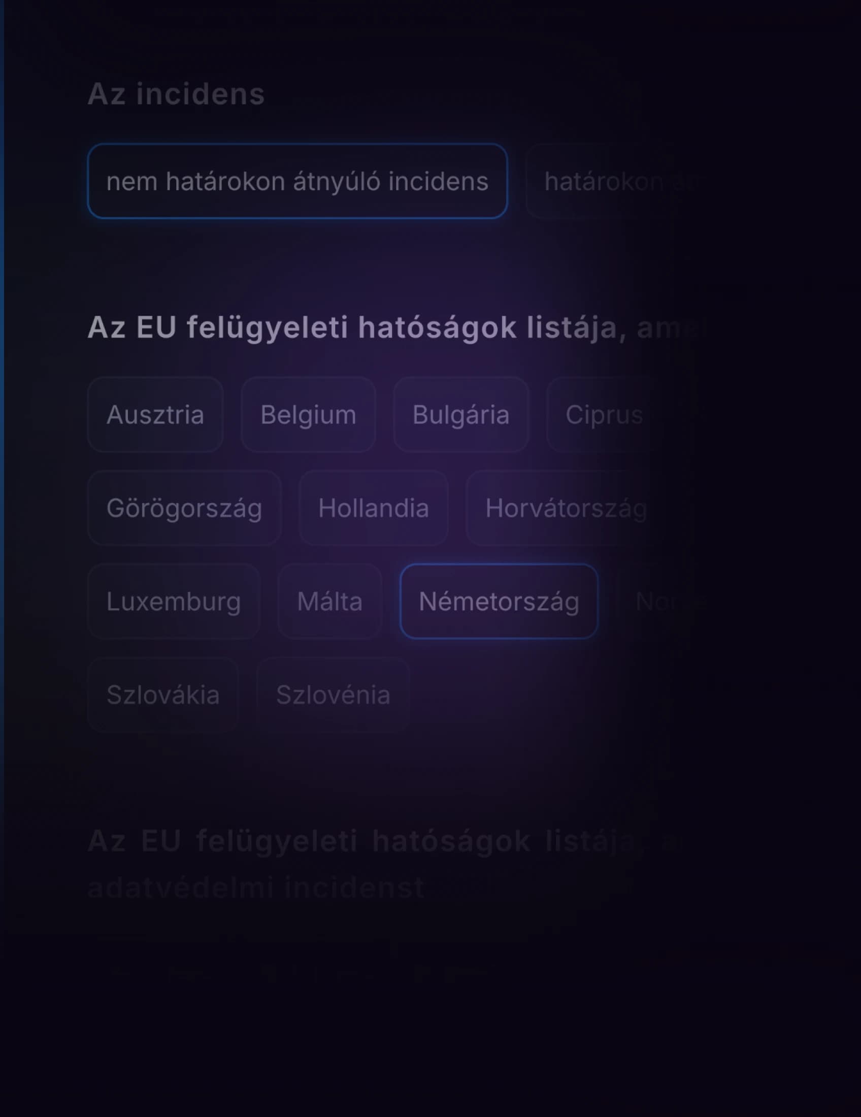 Adatvédelmi incidensek kezelése